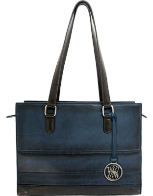 Cameleon S&w Structured Hand- - Bag Cc Purse Blue