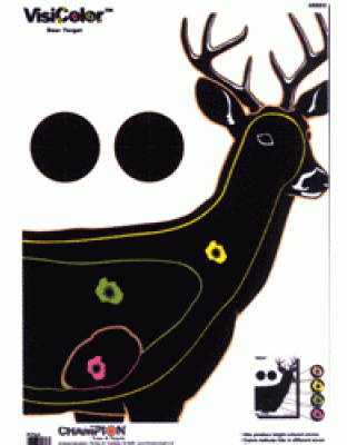 Champion Visicolor Target - Deer 13"x18" 10-pack