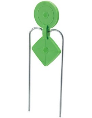 Champion Dura-seal Target 4.5" - Double Gong Round-diamond Grn