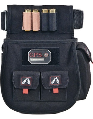 GPS Deluxe Shell Pouch with Twin Pouches & Web Belt Black