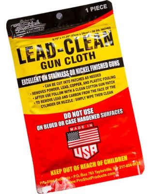 Pro-Shot Products Lead Clean Gun Cloth 8.75"X11.25" 3-Pack