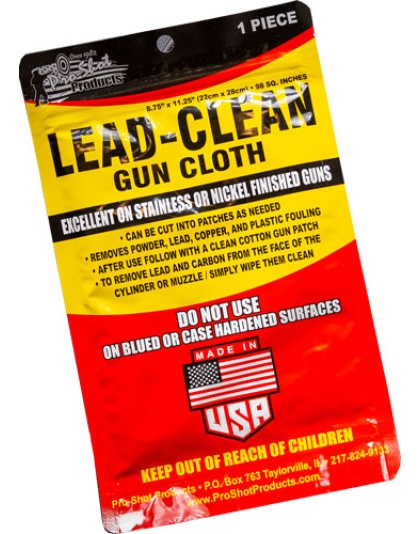 Pro-Shot Products Lead Clean Gun Cloth 8.75"X11.25" 3-Pack