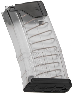 Lancer Magazine L5AWM AR-15 5.56X45 20 Rounds Translucent Clear
