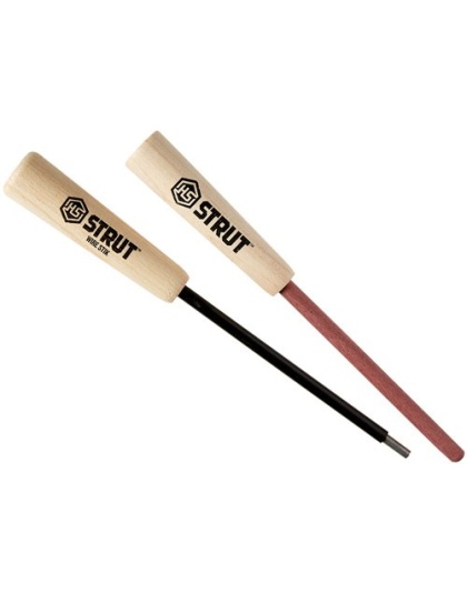 Hunters Specialties Strut Call Striker Twin Pack for Pot Style Carbon/Wood