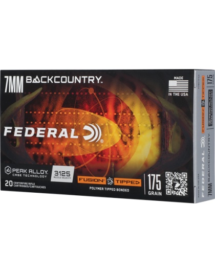 Federal Fusion 7 mm Bc 175 Grain Fusion Tipped 20 Rounds 10 Boxes per Case
