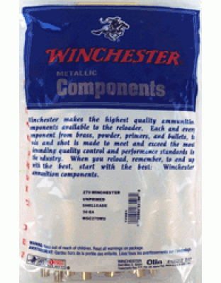 Winchester Unprimed Cases 270 Win 50 Pack 20-Pack/Cs