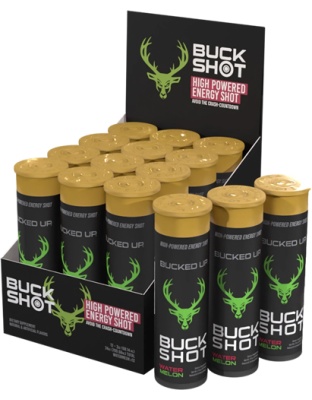 Bucked Up 2 Ounce Energy Shots Watermelon 2-12 Packs