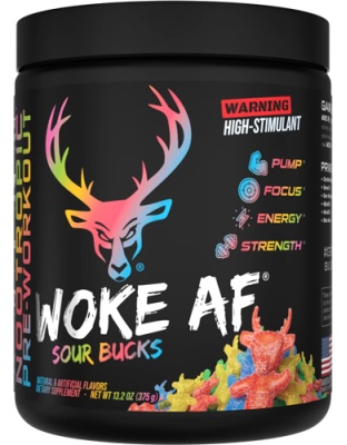 Bucked Up Pre-Workout Woke Af Sour Bucks 30 Servings