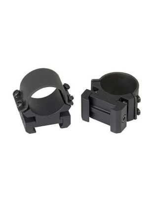 Weaver Sure Grip Windage Adjustable Aluminum Scope Rings (4-Screws) - 1" Medium Matte