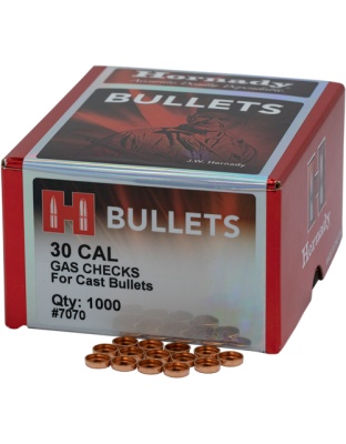 Hornady Gas Checks.30 Caliber 1000 Count 15 Boxes per Case