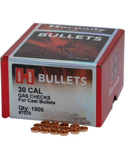 Hornady Gas Checks.30 Caliber 1000 Count 15 Boxes per Case