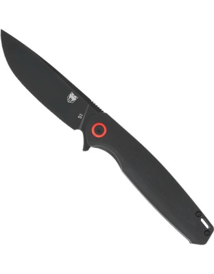 Cobratec Knives Rath 3.5" Folder Black D2 Black Blade