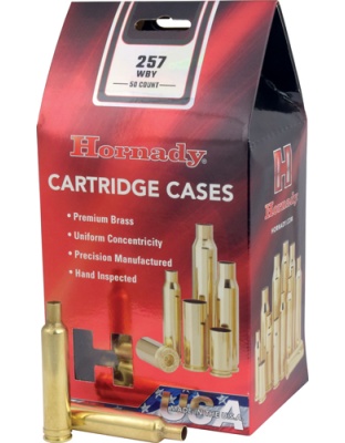 Hornady Unprimed Cases 257 Weatherby Magnum 50-Pack 5 Boxes per Case
