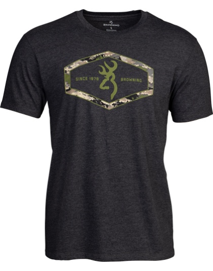 Browning Short-Sleeve T-Shirt Browning Hexlock Dark Gray 2X-Large