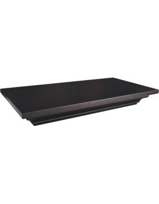 Lockdown in Plain Sight Shelf Stained 24"WX11.75"HX3.25"D