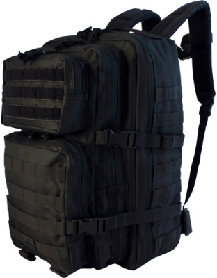 Red Rock Gear Large Assault Pack Black with Webbing