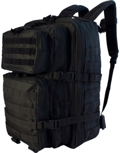 Red Rock Gear Large Assault Pack Black with Webbing