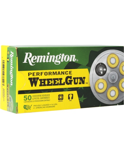 Remington Wheelgun 45 Lc 250 Grain Lead-Round Nose 50 Rounds 10 Boxes per Case