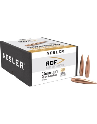 Nosler Bullets 6.5 mm.264 140 Grain Rdf Hollow Point Boat Tail 100 Count