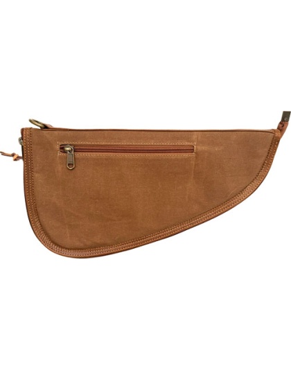 Palmetto Bag Co Pistol Case Large Field Tan-Waxed Canvas Buffalo