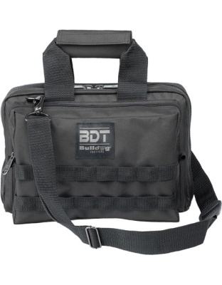 Bulldog Deluxe 2 Pistol Range Bag with Molle Black