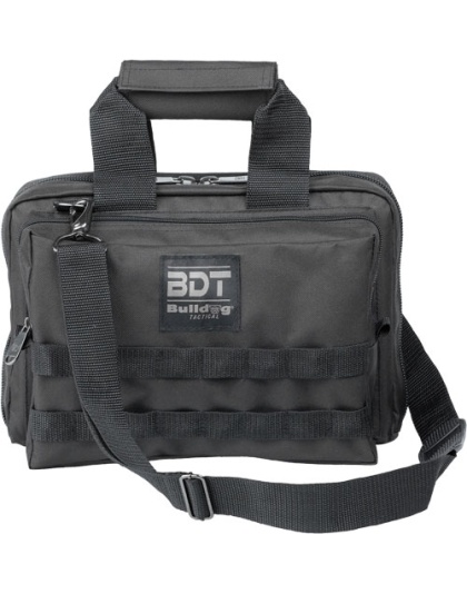Bulldog Deluxe 2 Pistol Range Bag with Molle Black