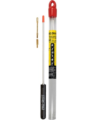 Pro-Shot Products Stainless 1-Piece Pistol Cleaning Rod 8".22 Caliber & Up