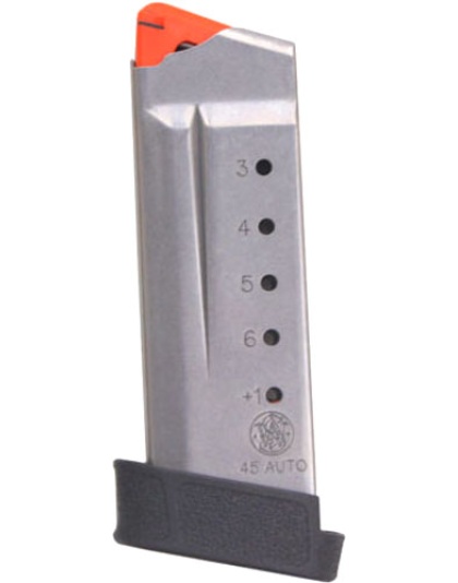 Smith & Wesson Magazine M&P45 Shield 7 Rounds Blued Steel