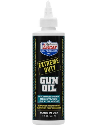Lucas Oil 8 Ounce Extreme Duty Gun Oil Liquid