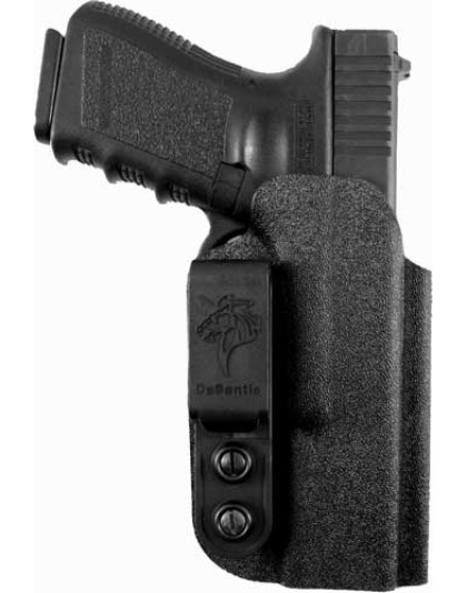 Desantis Slim Tuck Kydex Fits Glock 19/23 Bl Ambidextrous Inside-the-Waistband Holster