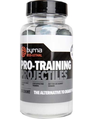 Byrna Technologies Pro Training Projectiles 25 Count Tub.61 Caliber Fits Cl Launcher