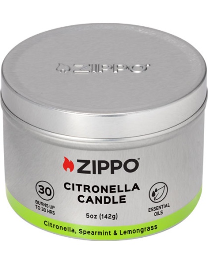 Zippo Outdoor Citronella Candle Spearment & Lemongrass