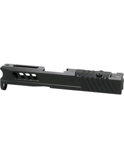True Precision Slide with Rms Cut & Plate Black Dlc for Glock 43