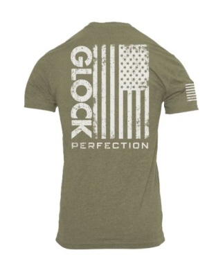 Glock Perfection Flag Tee Short-Sleeve T-Shirt Extra Large Green