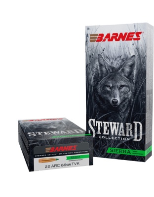 Barnes Steward 22 Arc 69 Grain Tipped Varmintking 20 Rounds 10BX/C
