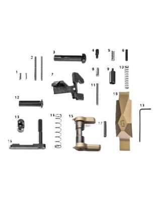 Geissele Ultra Duty Lower Kit Desert Dirt Color