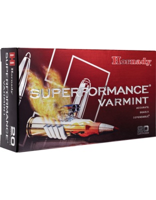 Hornady Spf Varmint 22-250 Rem 50 Grain V-Max 20 Rounds 10 Boxes per Case