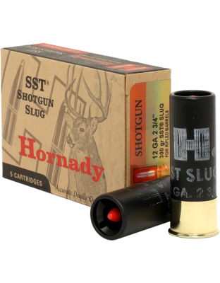 Hornady Sst 12 Gauge 2.75" 300 Grain Sabot Slug 5 Rounds 20 Boxes per Case