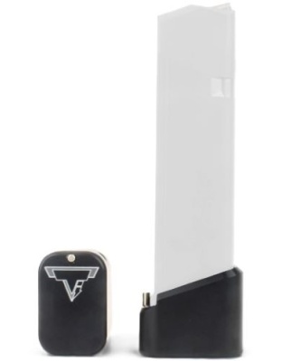 Taran Tactical Inv Ti Base Pad for Glock 9/40 Competition +3/4 Black