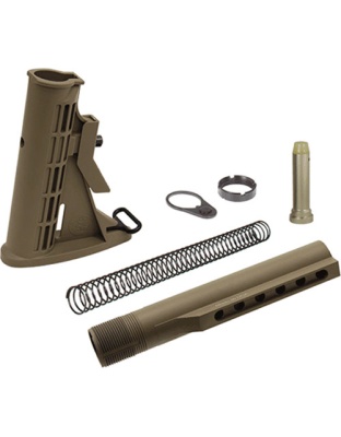 Utg Stock Assembly AR-15 Flat Dark Earth 6 Position Mil-Spec