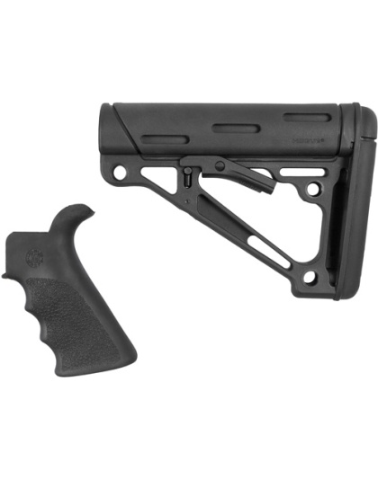 Hogue AR-15 Grip & Overmolded Collapsible Stk Commerical Black