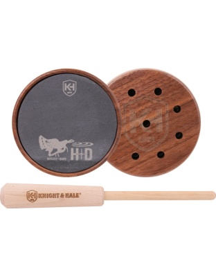 Knight and Hale Slate Pot Call Walnut/Black Slate