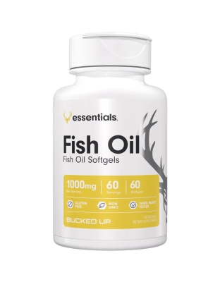 Bucked Up Fish Oil Supplement 60 Capsules