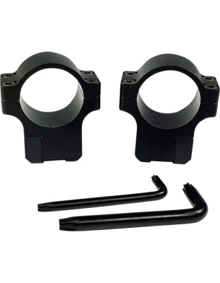CZ-USA 457 1" Aluminum Scope Rings 11 mm Dovetail Matte Black