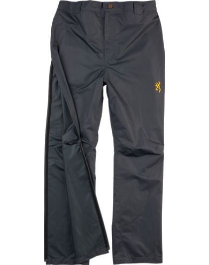 Browning Bg Kanawha Rain Pant Xx-Large Carbon Gray with Leg to Waistzpr