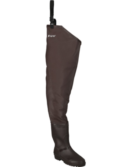 Frogg Toggs Men's Rana Pvc Lug Sole Hip Wader Brown Size 10