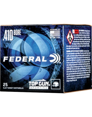 Federal Top Gun 410 2.5" 1/2 Ounce #8 1330 Feet Per Second 250 Rounds Case Lot