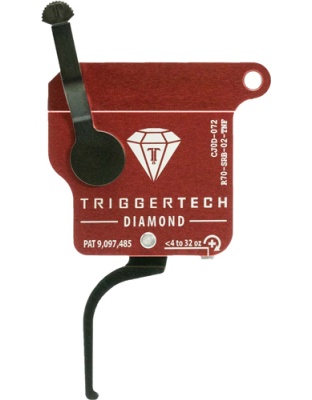 Triggertech Rem 700 Sngle Stg Black Diamond Flat Clean