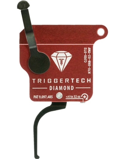 Triggertech Rem 700 Sngle Stg Black Diamond Flat Clean