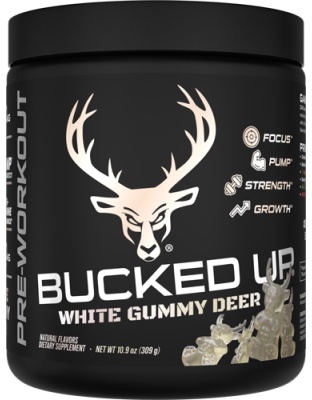 Bucked Up Pre-Workout White Gummy Deer Pineapple 30SERVING